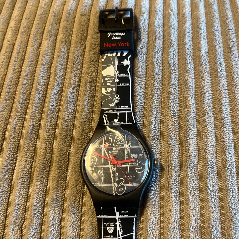 Swatch Special 2017 - SUOZ244 - Broadway -Greetings from NwOT York - NUOVO - Picture 4 of 7